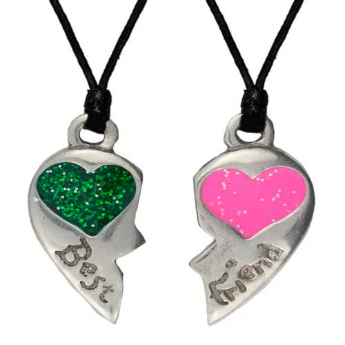 Best Friends Pewter Necklace - 22 (USA-DDP) for wholesale by Myth & Magik - Silver Jewellery Cavern Wholesale