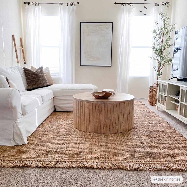 Senneterre Natural Jute Rug for wholesale by Eastern Woven