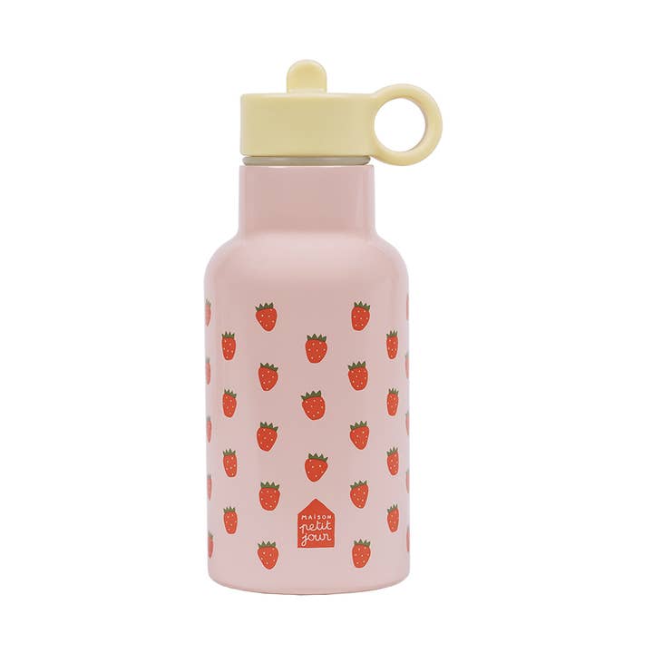 Petit Jour Paris - Wholesale Water Bottle - ST793R SMALL INSULATED STRAWBERRY FLASK (0.35L)0