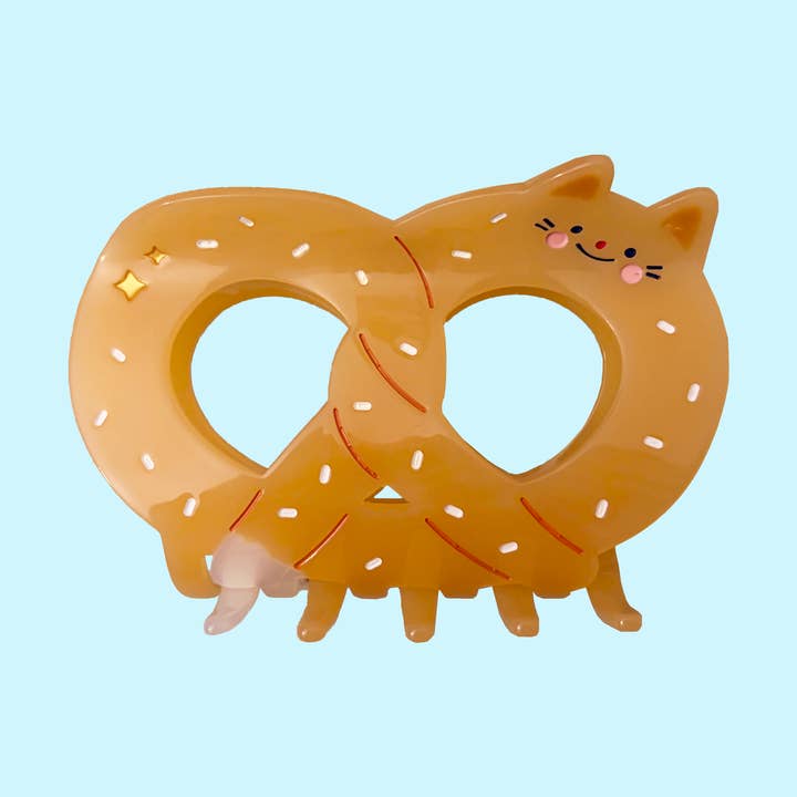 Meridrop - Wholesale Hair Clip - Women's - Pretzel Cat Claw Clip