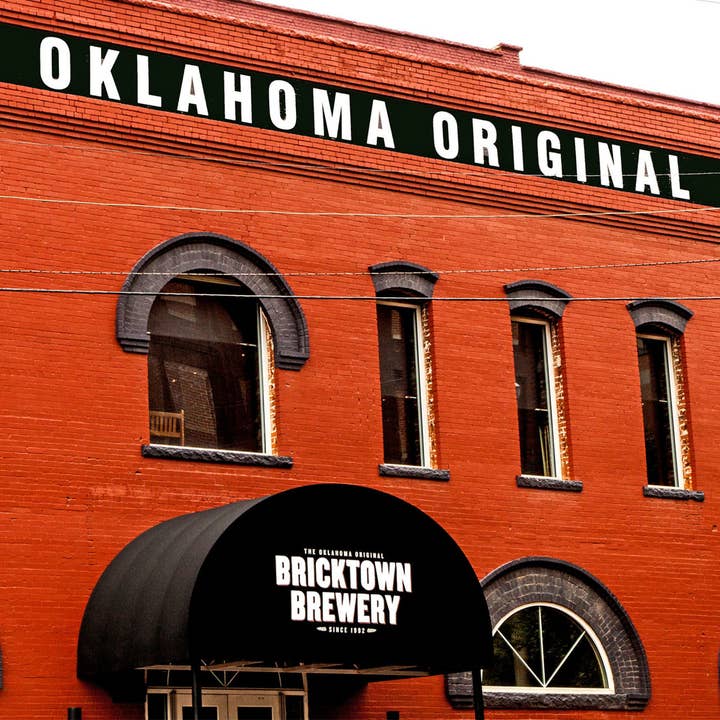 Bricktown Brewery Sign Coaster for wholesale by South Austin Gallery