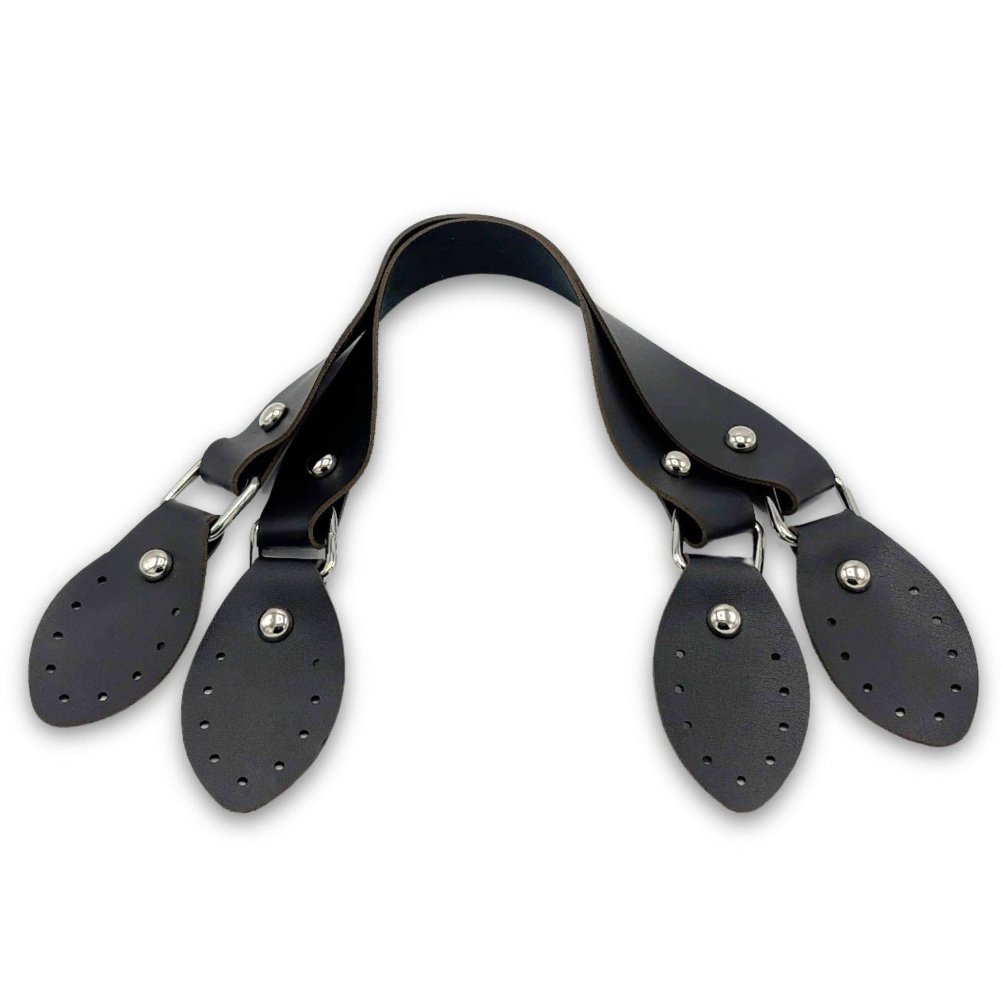 Sensy - Vendita all'ingrosso Attrezzi per lavoro a maglia/uncinetto - Manico per borsa in pelle PU (43 cm) (2 pezzi)1