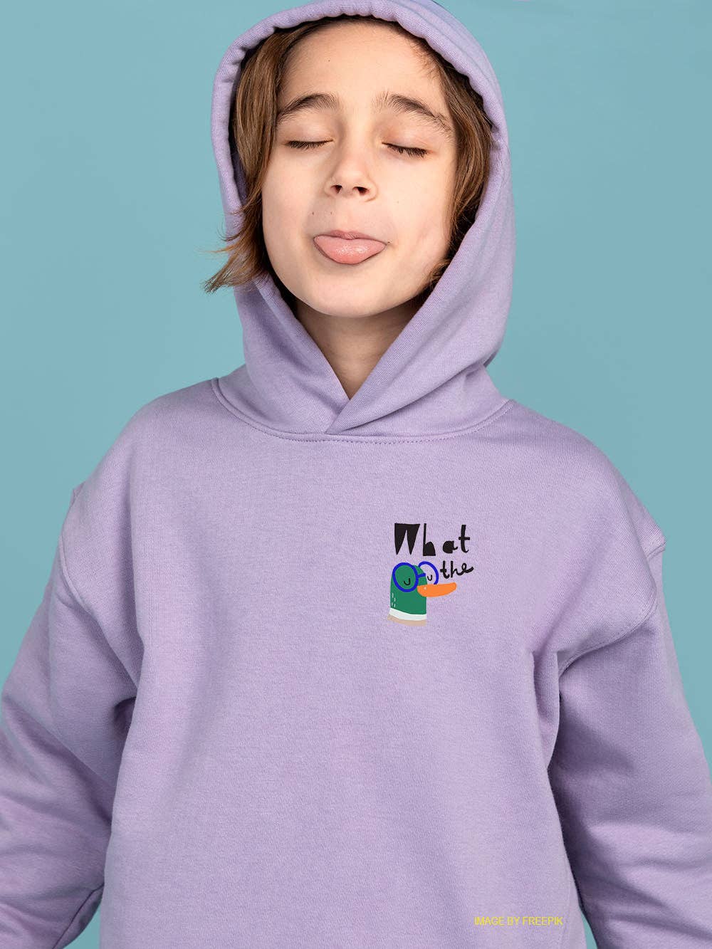 Halfbird - Wholesale Sticker - Randloze strijkapplicatie 'What the duck'3