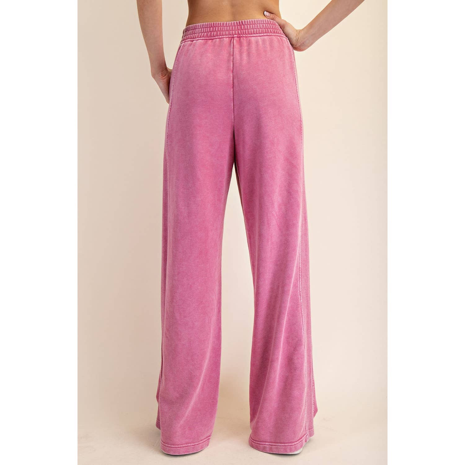 Rae Mode - Vente Pantalon – femme - PANTALON LARGE CÔTÉ CÔTELÉ LAVÉ MINÉRAL10