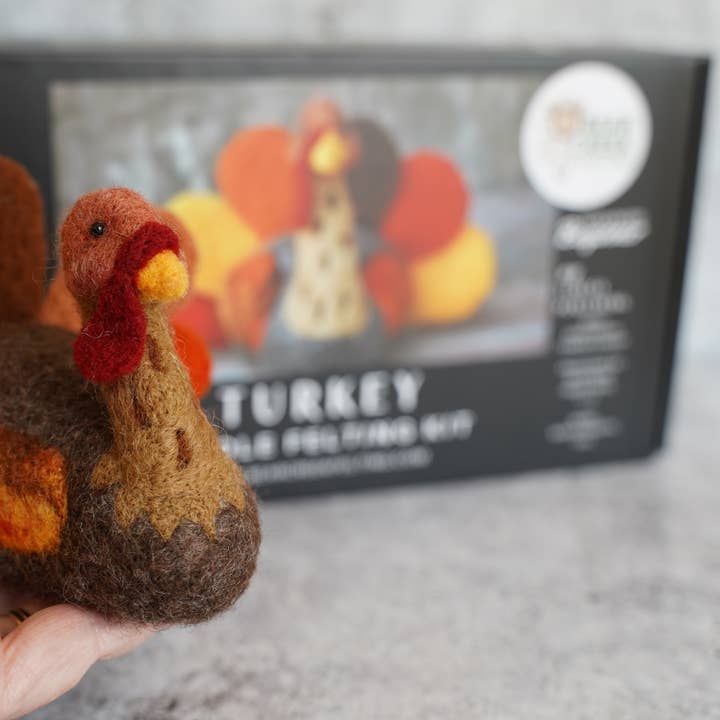 Bear Creek Felting - Wholesale DIY Craft Kit - Turkey Needle Felting Kit2