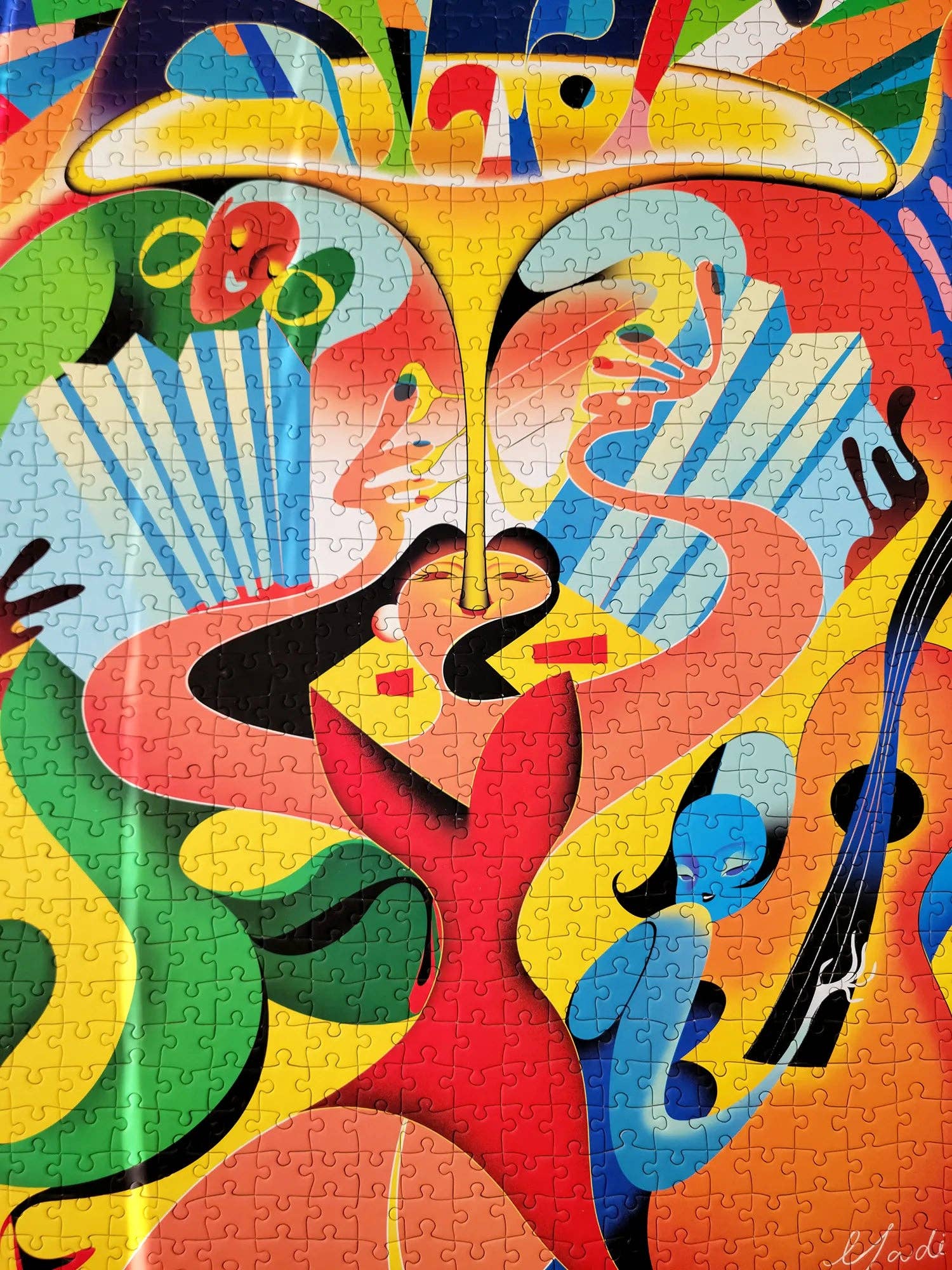 Puzzles of Color - Wholesale Puzzle - Adult - "Jam Session" by Yadi Liu6