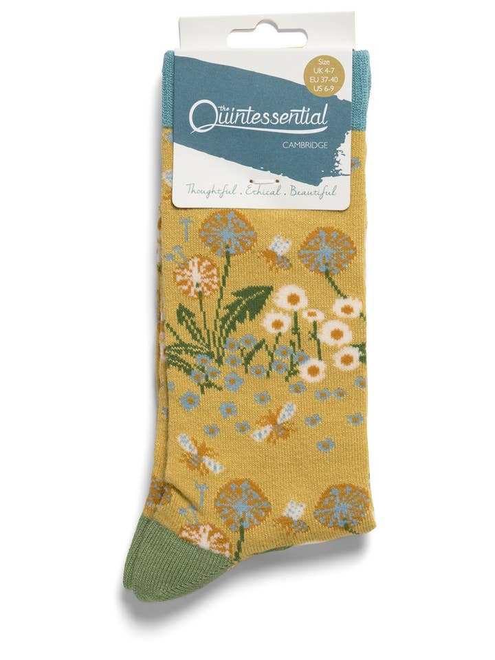 Chaussettes pour femmes - Abeilles occupées pour la vente par Quintessential