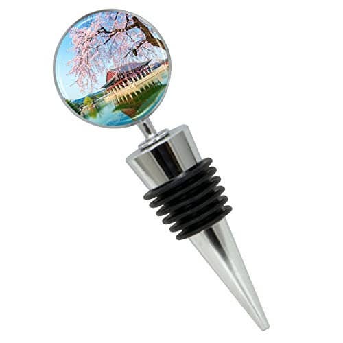 Seoul Wine Bottle Stopper In Gift Box for wholesale by City Souvenirs