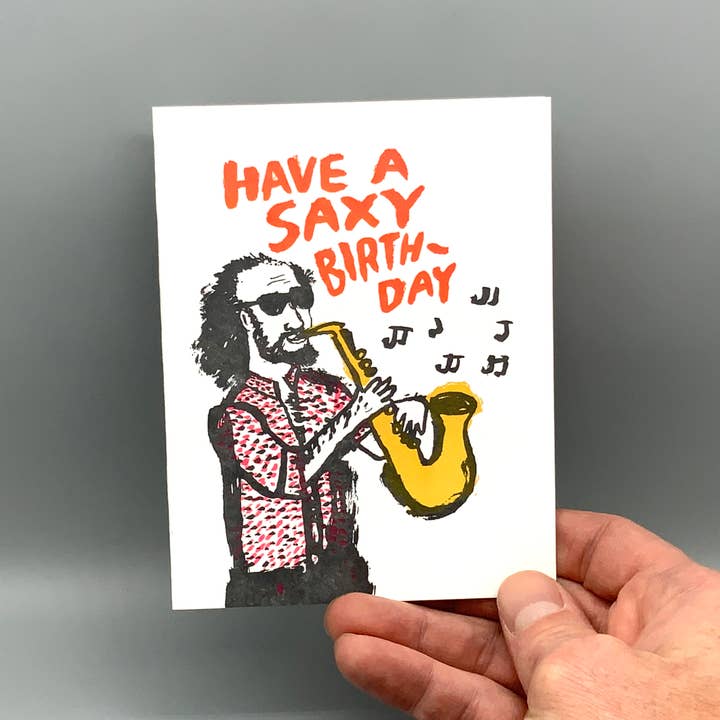 Westland Press - Vendita all'ingrosso Biglietti di auguri - Compleanno Saxy1