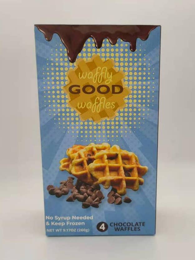 Chocolate Pearl Sugar Waffles for wholesale by Waffly Good Waffles