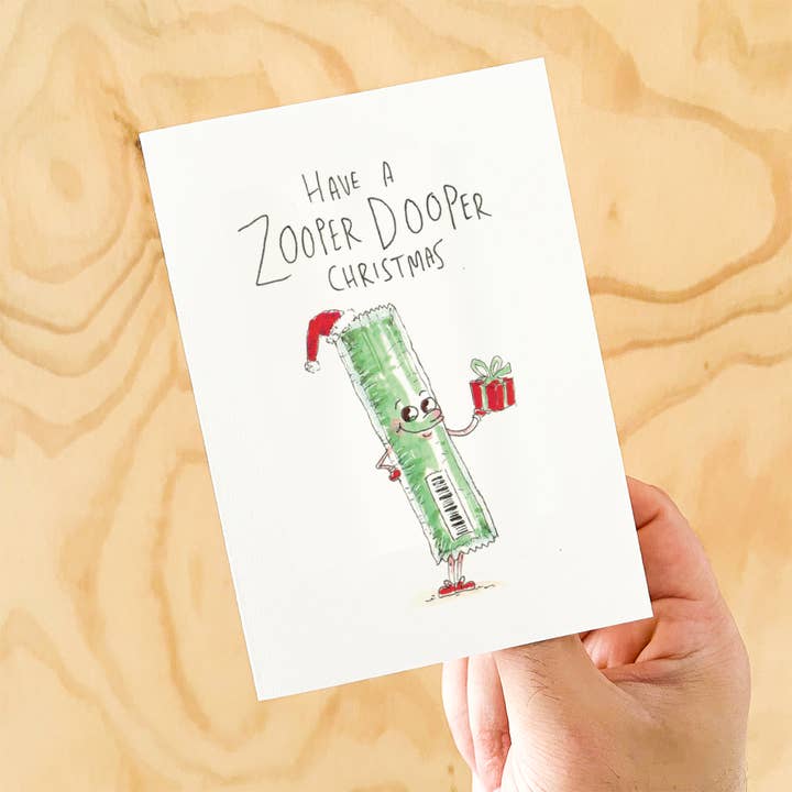 Well Drawn - Wholesale Christmas card - Have a Zooper Dooper Christmas3