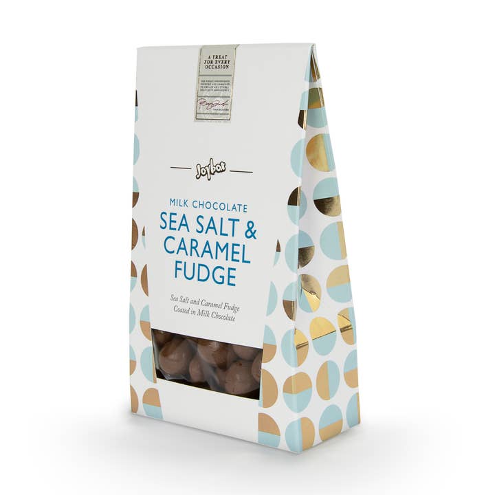 Melkchocolade Fudge Zeezout & Karamel voor wholesale door Joypots Ltd