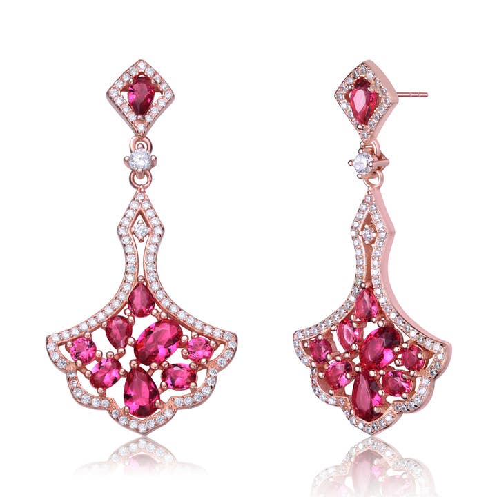 Sterling Silver Cubic Zirconia Earrings(9995) for wholesale by Genevive