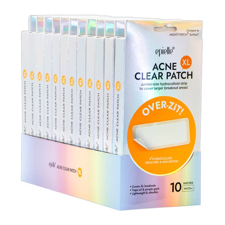 PINEAPPLE Beauty - Wholesale Acne/Hydrocolloid Patch - Epielle 0646-144 Acne Clear XL Patch - 12pc
