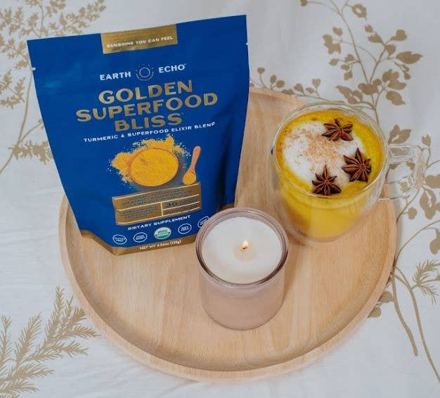 Earth Echo Foods - Wholesale Protein/Superfood Powder - Golden Bliss 30 Servings4