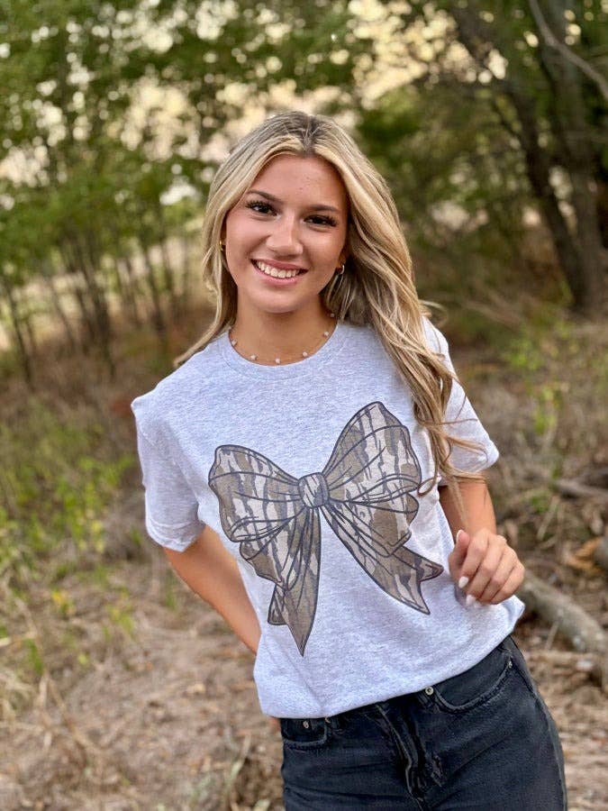 1/2 Penny Wholesale - Wholesale Graphic Sweatshirt - Unisex - Camo Bow (Gildan T-Shirt or Sweatshirt)