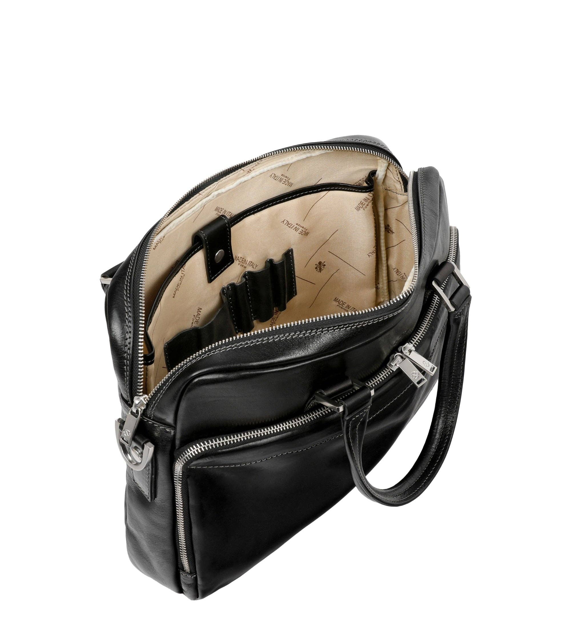 Time Resistance - Wholesale Briefcase - Unisex - Leather Briefcase Laptop Bag - Orlando21