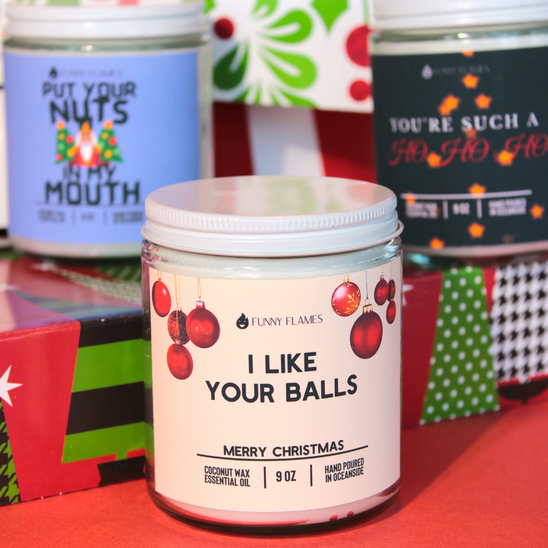 Funny Flames Candle Co - Les Creme - Wholesale Jar/Filled Candle - Holiday 2025 Best Sellers Collection 9oz Candles60