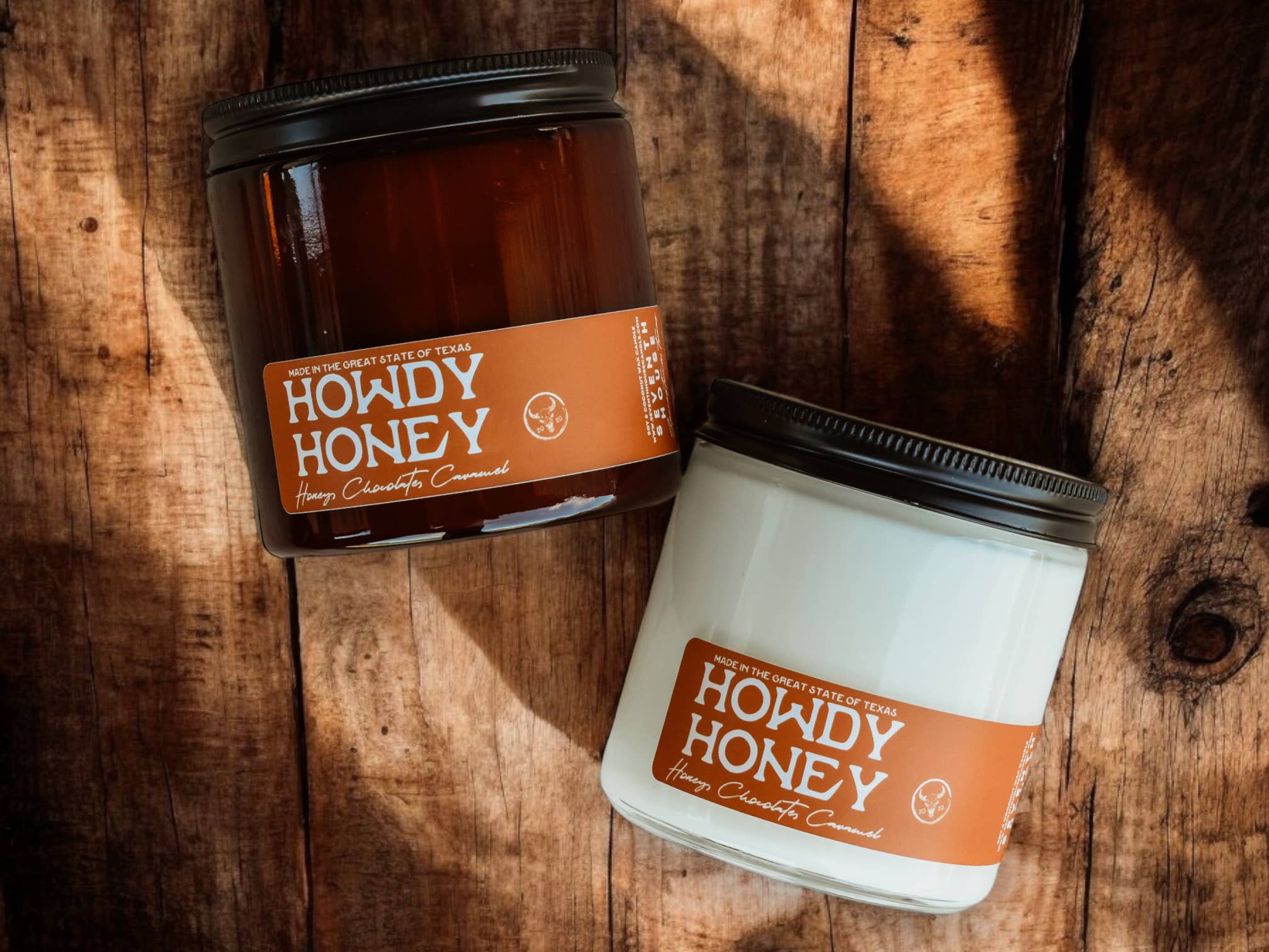 Seventh House Candle - Wholesale Jar/Filled Candle - HOWDY HONEY - Vanilla, Caramel & Honey Candle2