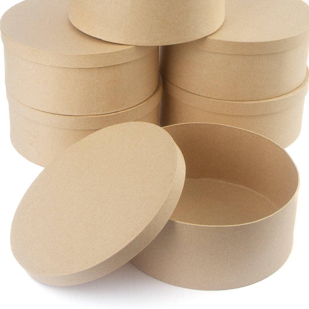 Wholesale Premade Round Paper Mache Boxes - 7
