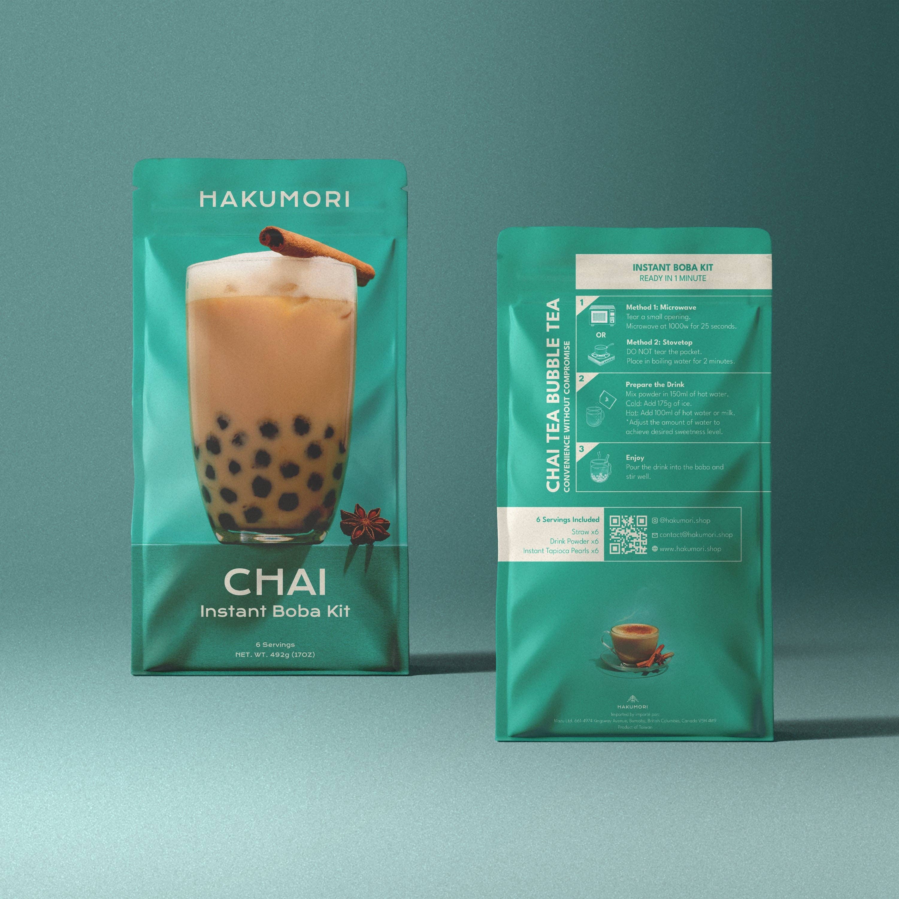HAKUMORI - Wholesale DIY Drink Kit - Chai Boba Tea Kit2