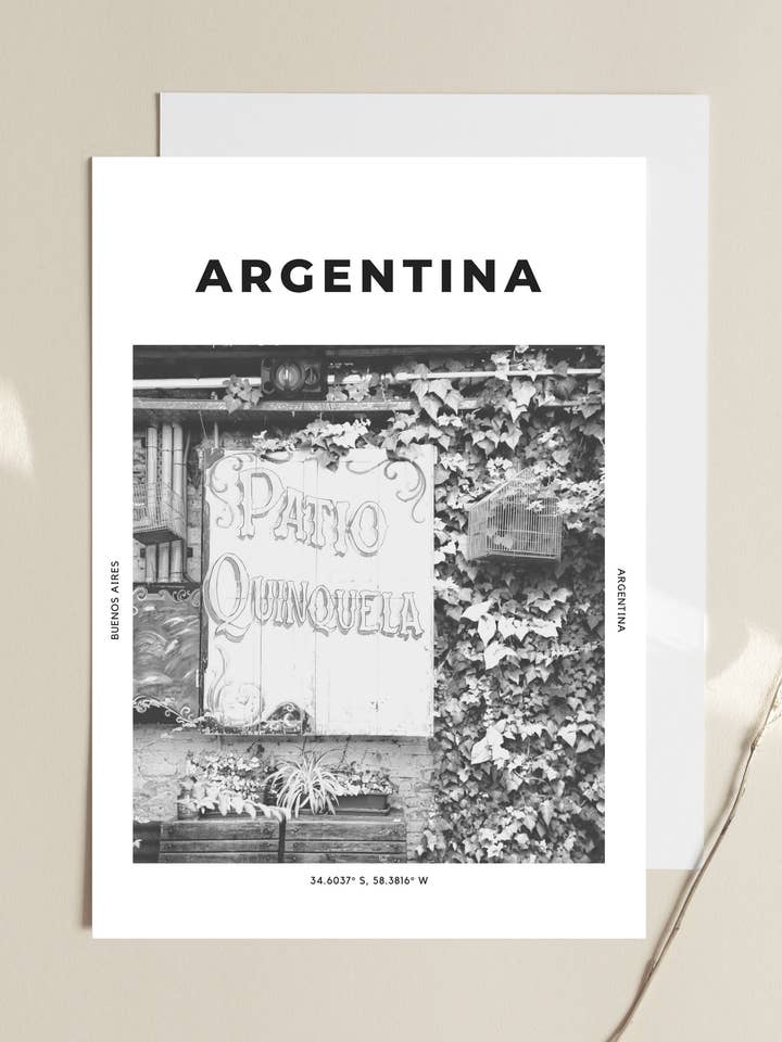 Argentina 'Buenos Aires Reina del Plata' Imprimir 1 por atacado de The Travel Edit
