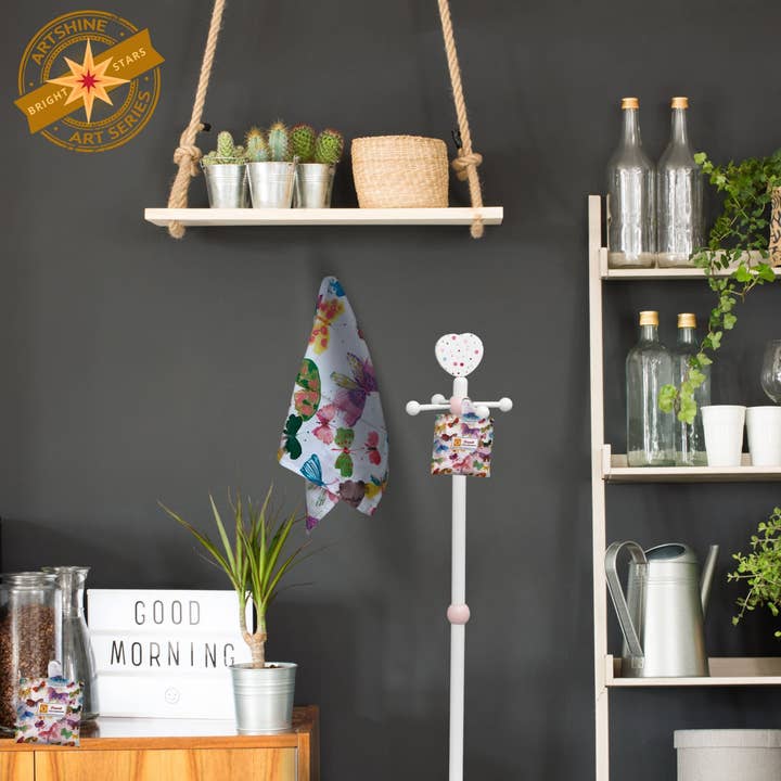 ArtSHINE - Wholesale Grocery/Shopping Bag - Eco Foldable - Butterfly Garden by Vinaya Muralidharan