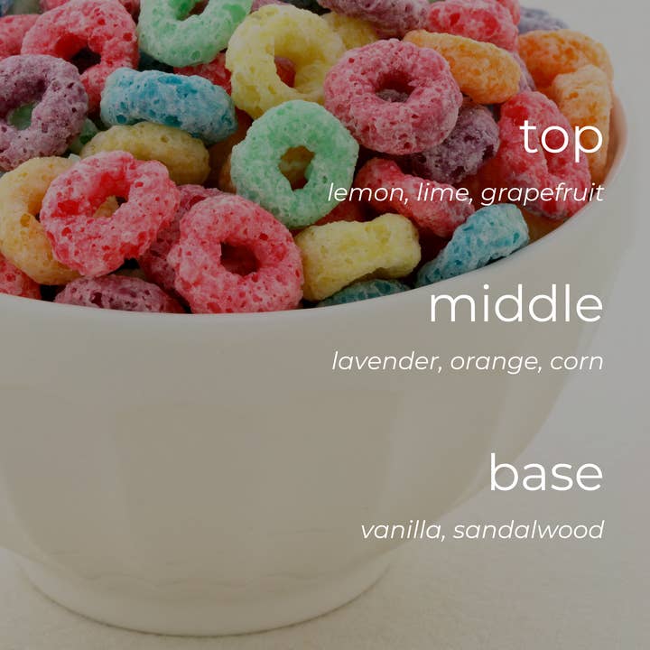 Sparkle Candle Co. - Wholesale Jar/Filled Candle - Fruit Loops | 8oz Soy Candle1