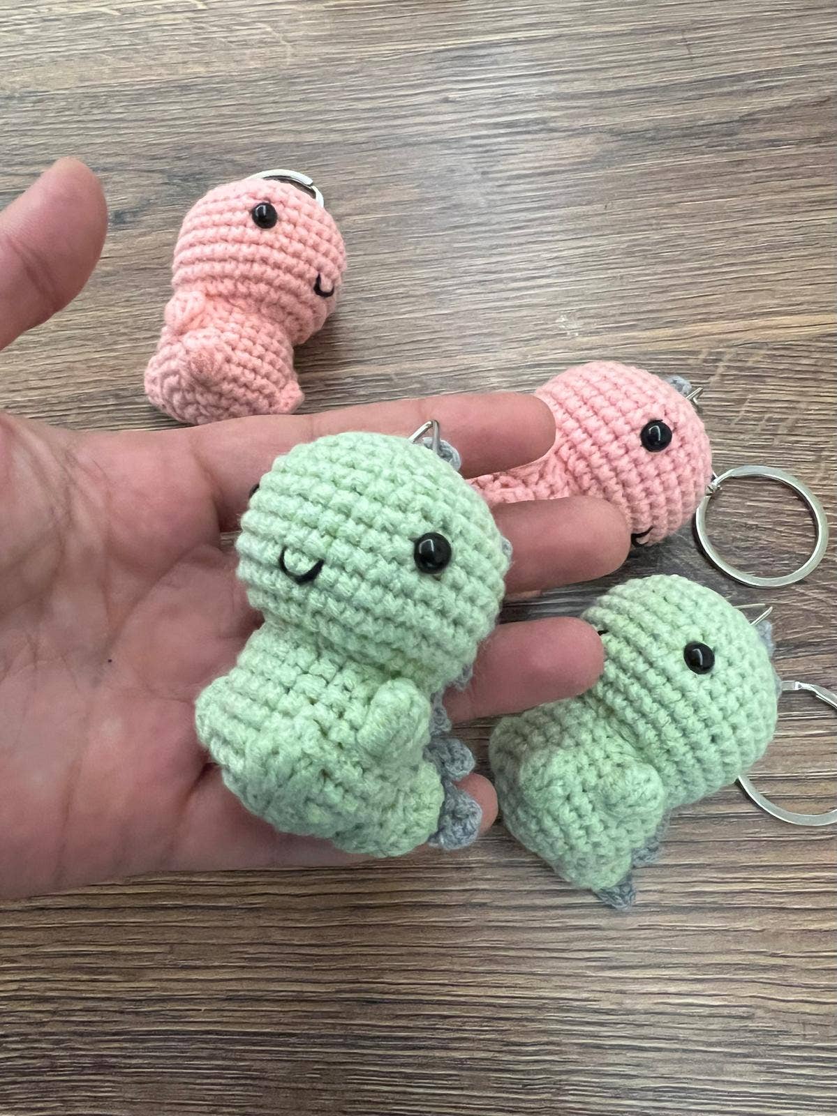 Emel Crochet – wholesale Stuffed/plush toy – Kids & baby – Crochet Dinosaur Keychain – Handmade Plush Toy6