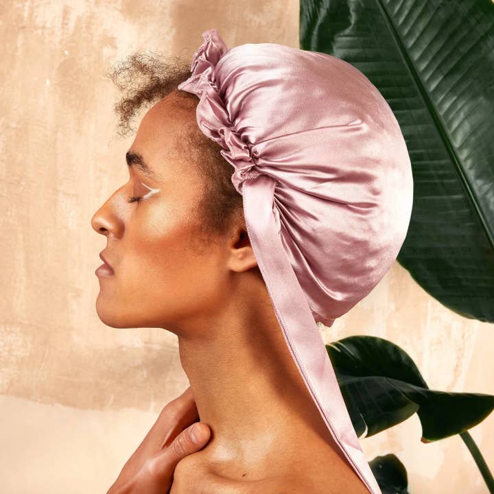 Lilafarbenes Virginia Bonnet für den Großhandel von Gilded Fox Silk