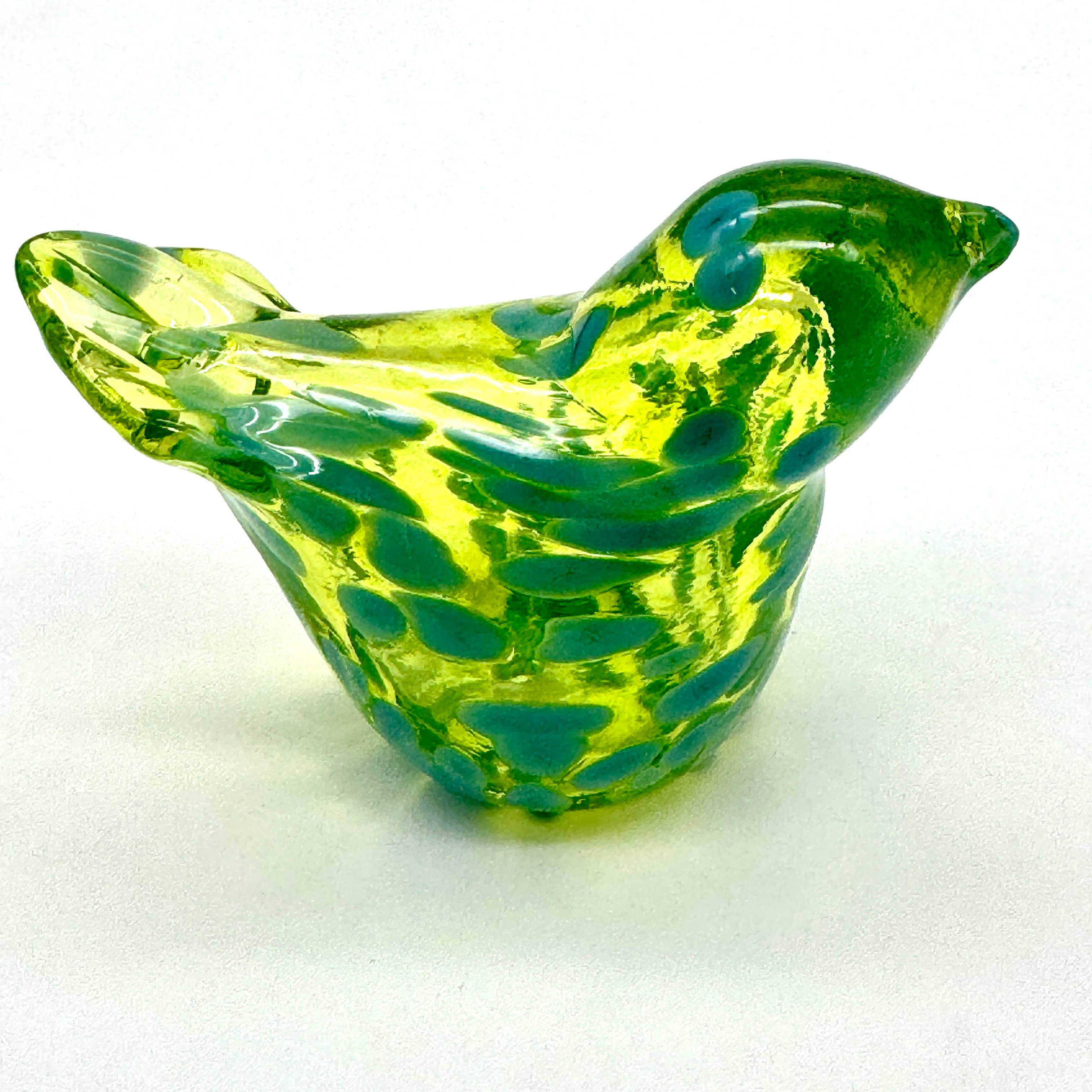 Alice Sturzinger LLC - Venta al por mayor Figura decorativa - Figurita de Cristal Soplado Pajarito de Inspiración -12 Opciones de Color5