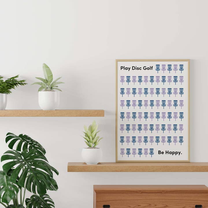 Dandy Days – wholesale Konsttryck – Disc Golf Print | A3 | A4 | Be Happy Spela Disc Golf