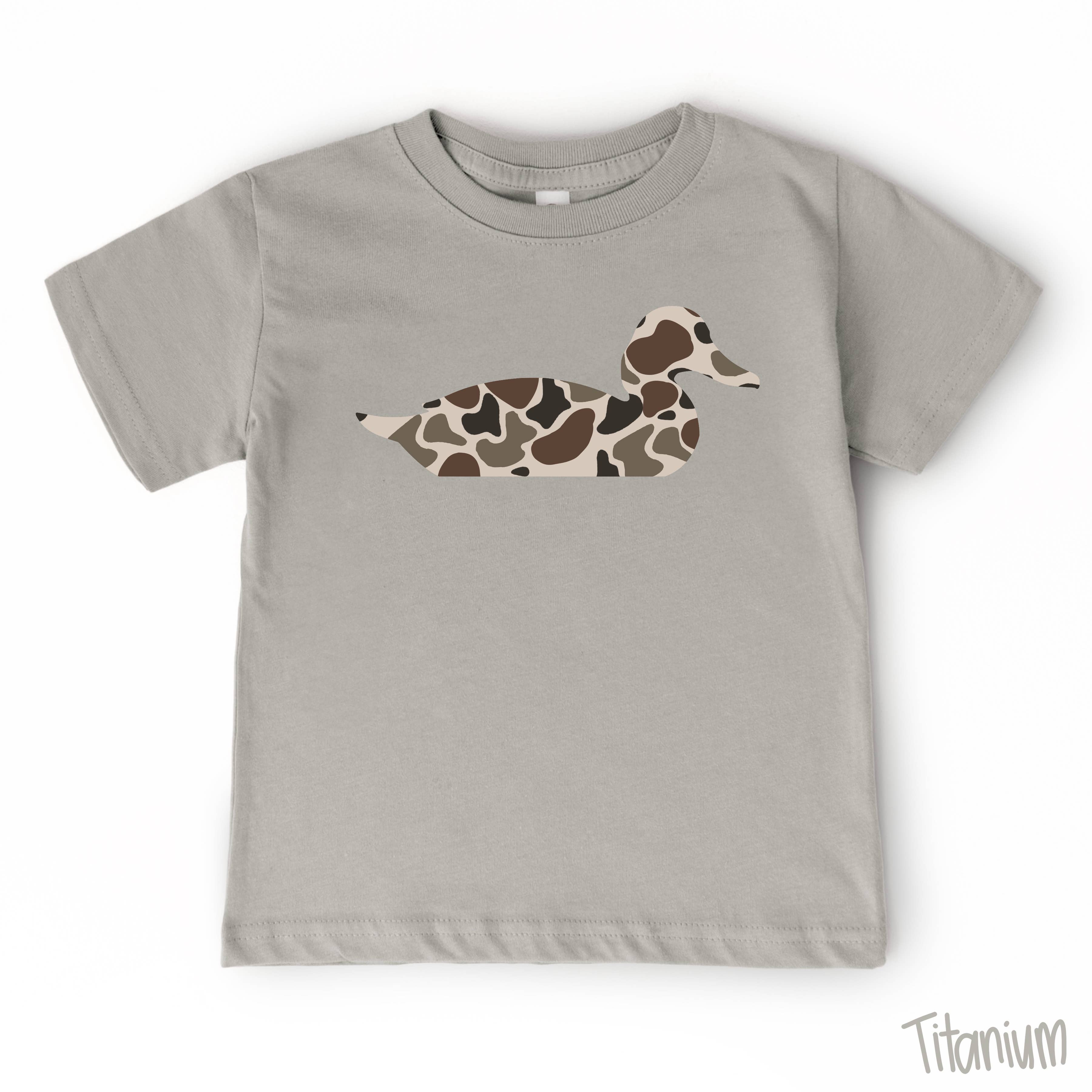 Painted Skies - Wholesale Screen Printed T-Shirt - Kids - Camo Duck Hunting Boy Toddler Tee3