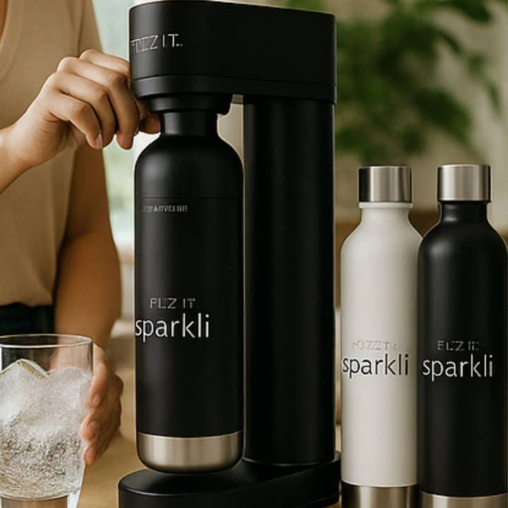 FIZZIT - Wholesale Kitchen appliance - Fizzit Spärklï Carbonated Water Soda Maker with Stainless Steel Bottle Included24