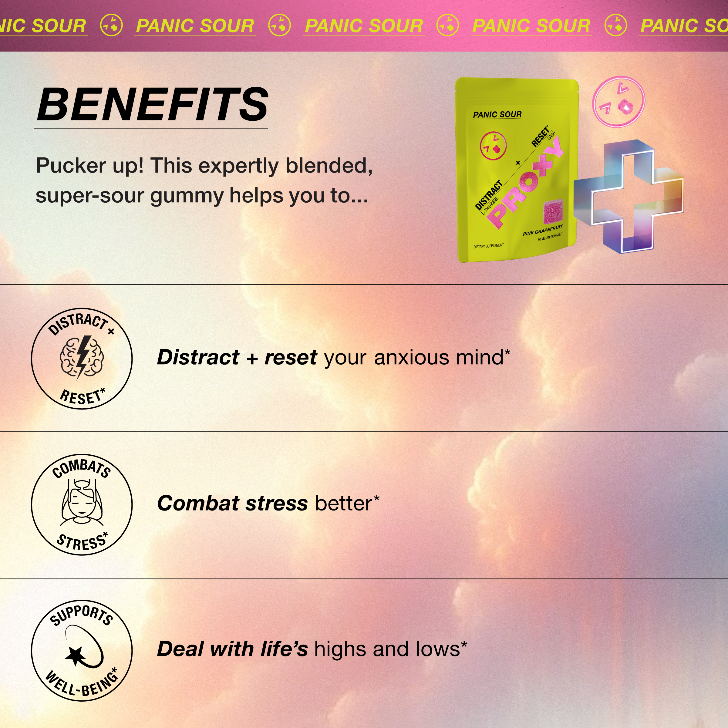 Proxy Wellness - Wholesale Oral Supplement/Vitamin - PROXY Panic Sour8