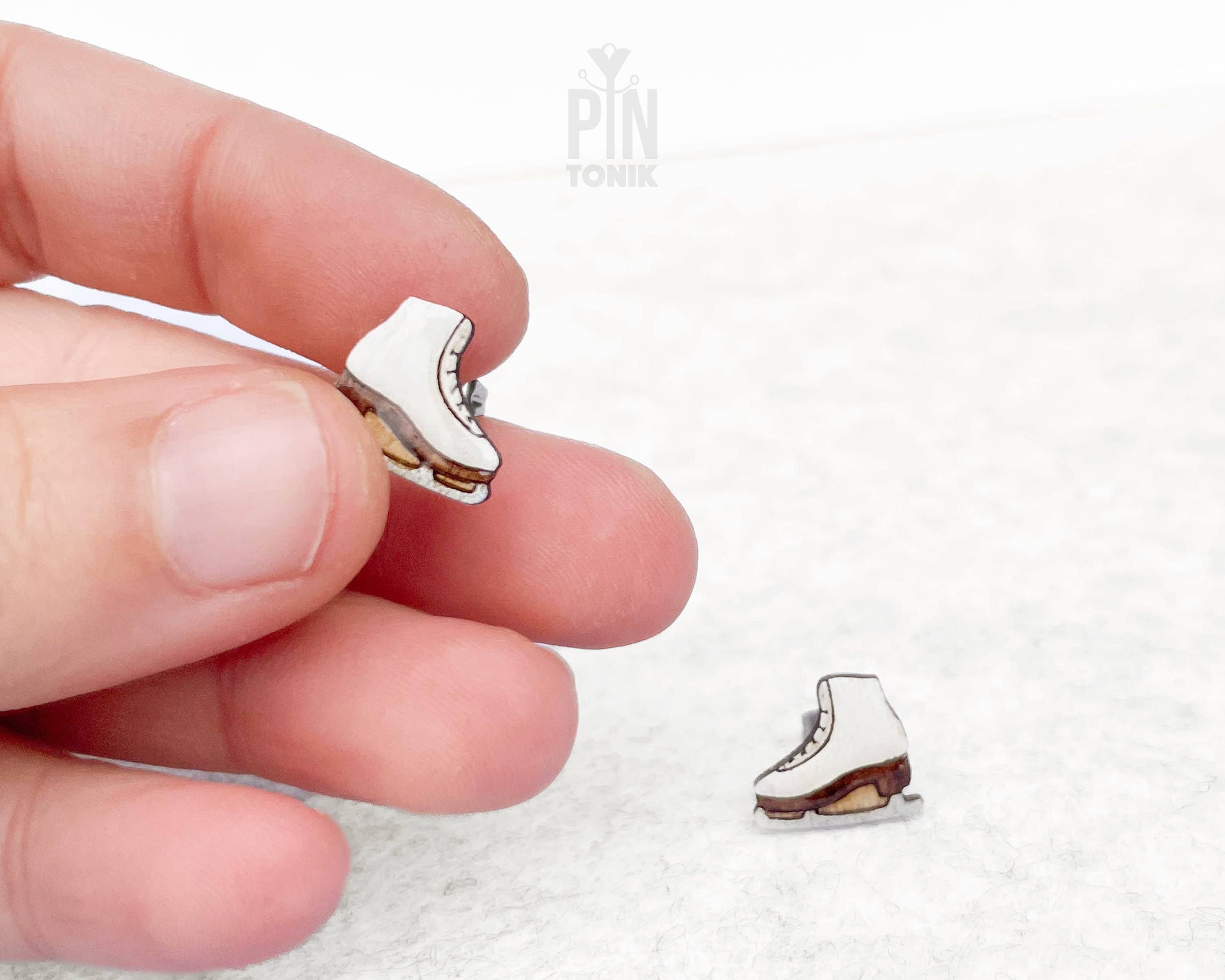 PinTonik - Wholesale Stud/Post Earrings - Ice Skates Figure Skating Y2K Stud Earrings2