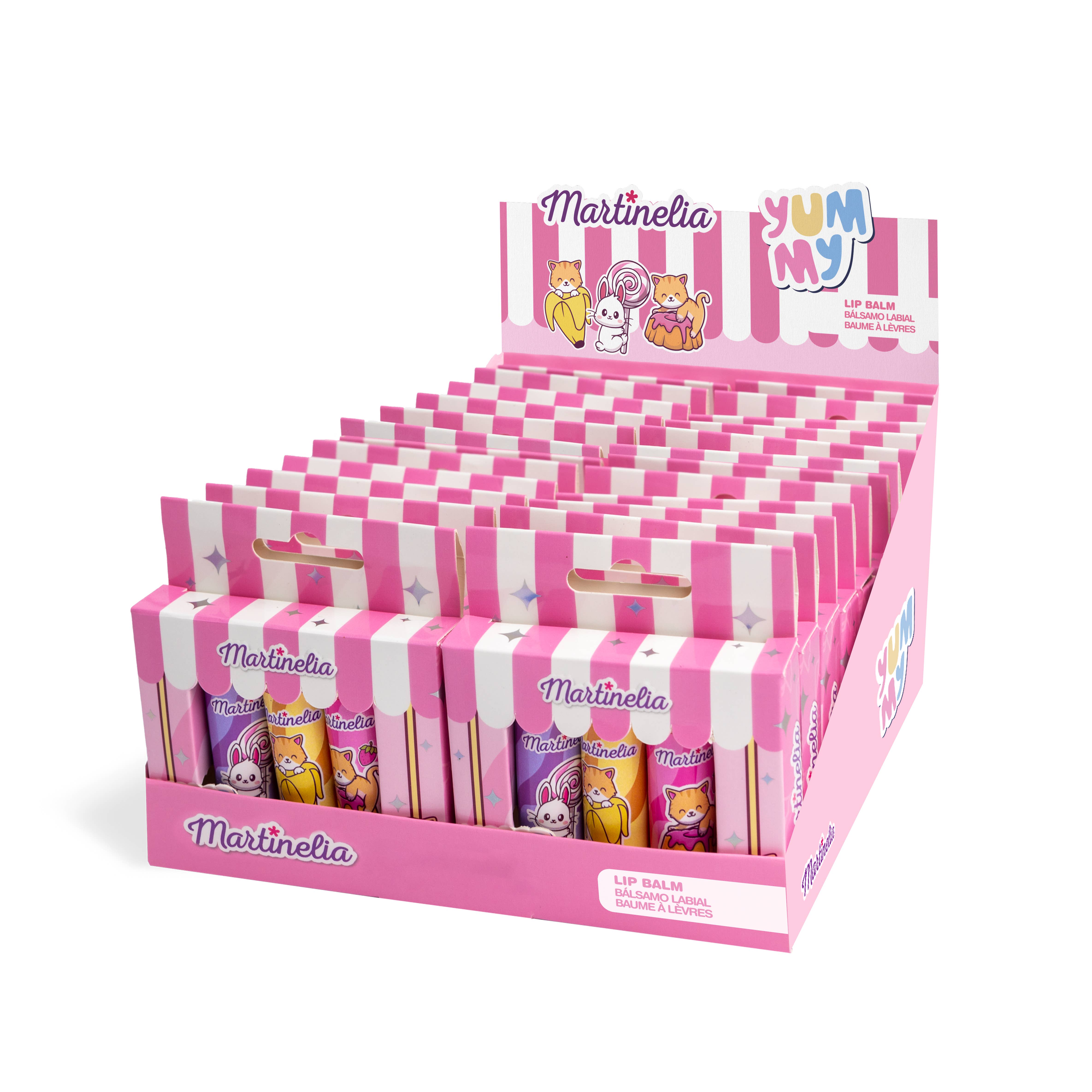 Aquarius Cosmetic SLU - Wholesale Kids Makeup - Kids - MARTINELIA YUMMY LIP BALM TRIO2