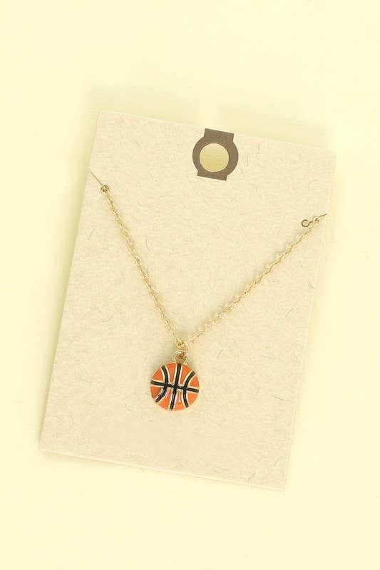 anbfashion - Wholesale Pendant/Charm Necklace - GAMEDAY BASKETBALL FOOTBALL SOCCER NECKLACE 230