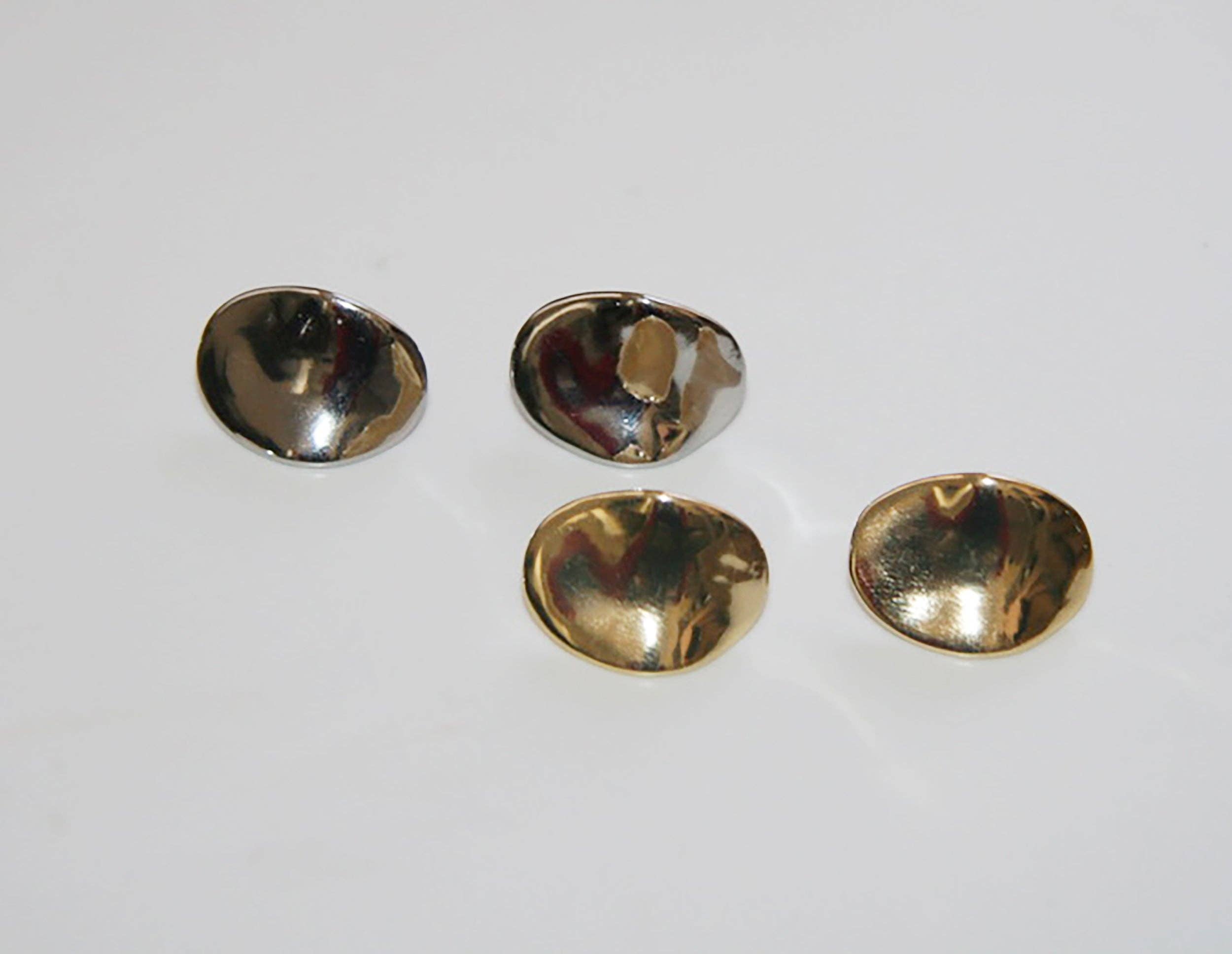 By Orly - Wholesale Stud/Post Earrings - Fela Gold-Filled Abstract Stud Earrings0