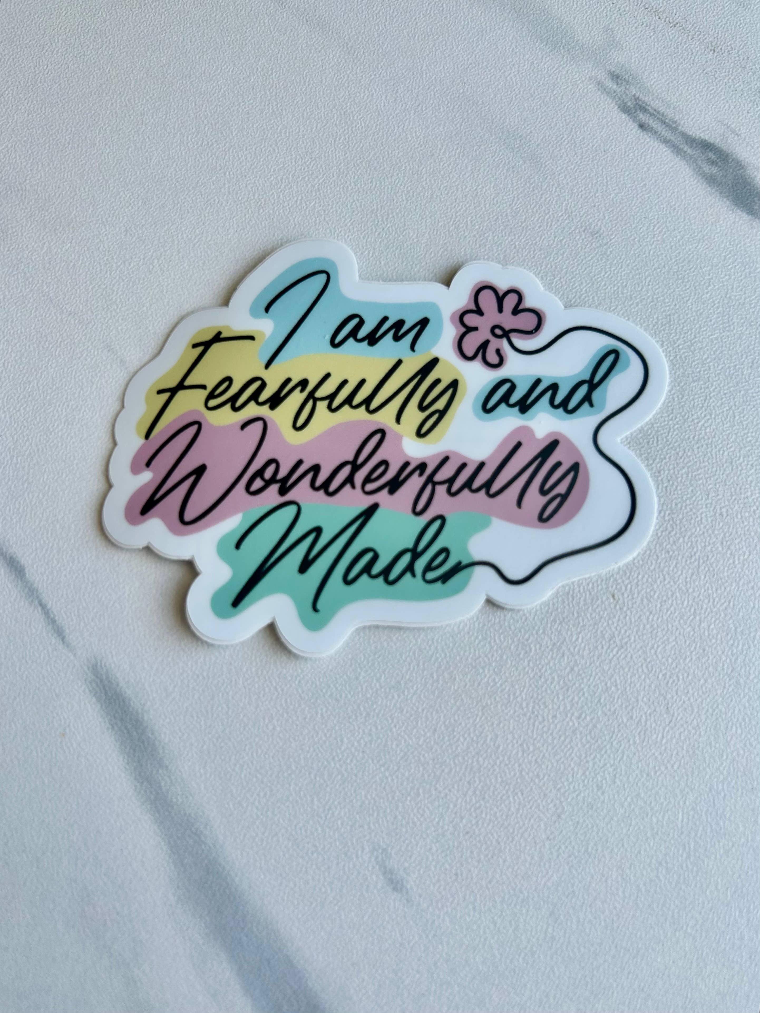 Denali & Co. – Großhandel Aufkleber – Sticker „Ich bin furchtbar und wunderbar gemacht“ zur Körperpositivität1