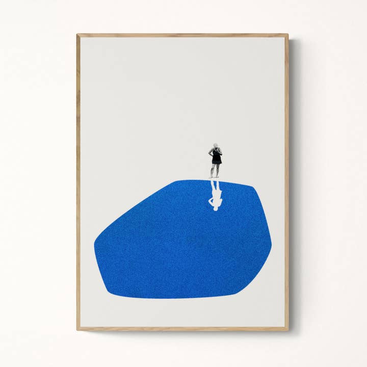 Autorreflexivo: póster de papel mate de primera calidad, arte de pared para collage, impresión de arte abstracto para venta al por mayor de Maarten Léon