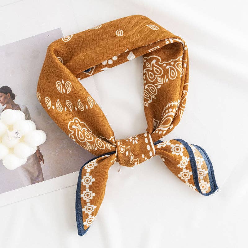 Funkyrel® Atzbranding Limited - Wholesale Scarf - Women's - Scarvii - Fashionable Paisley Square Scarf12