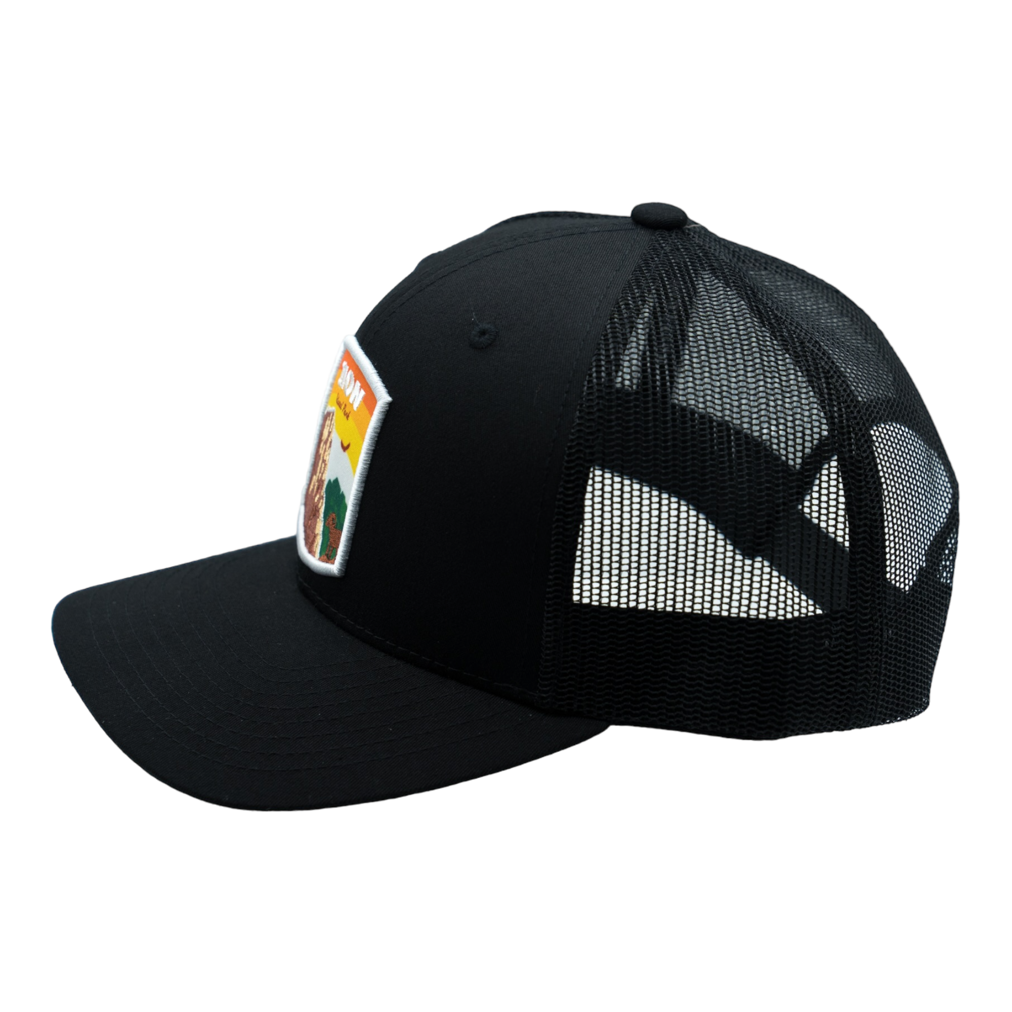Nebiva - Wholesale Trucker Hat - Unisex - Zion Trucker Hat (Black)2