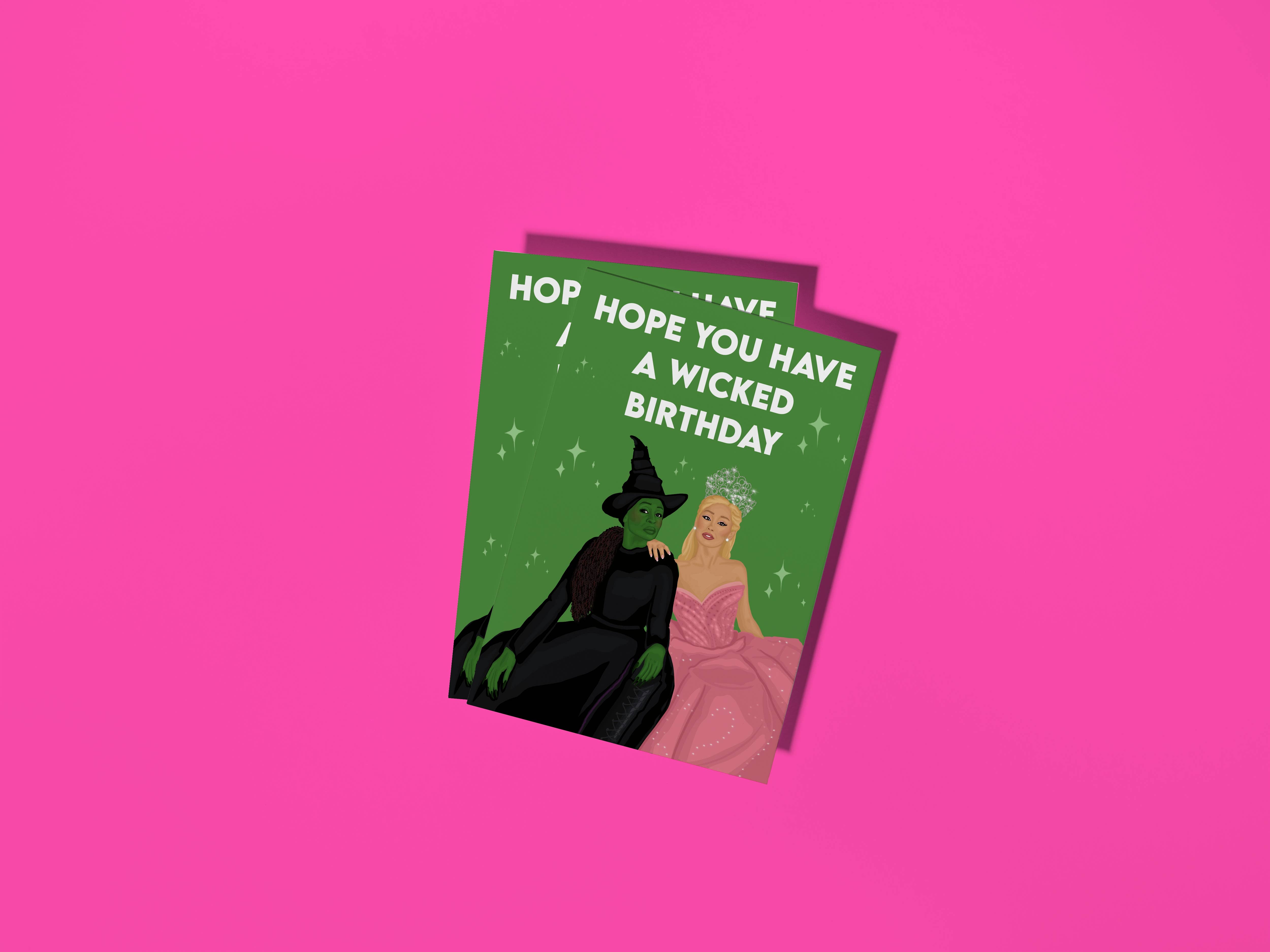 by Rosybum - Wholesale Birthday Card - Hope Your Birthday is Wicked - Wicked the Musical Card5