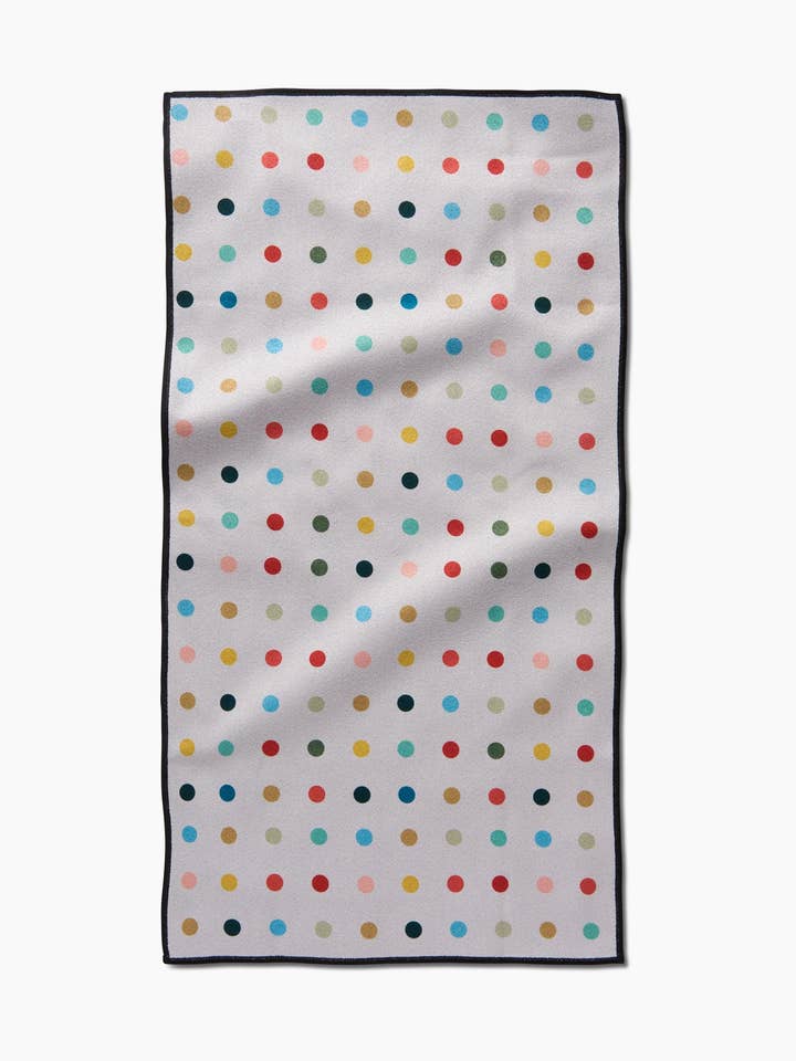 Retro Dot Fitness Towel for wholesale by Geometry
