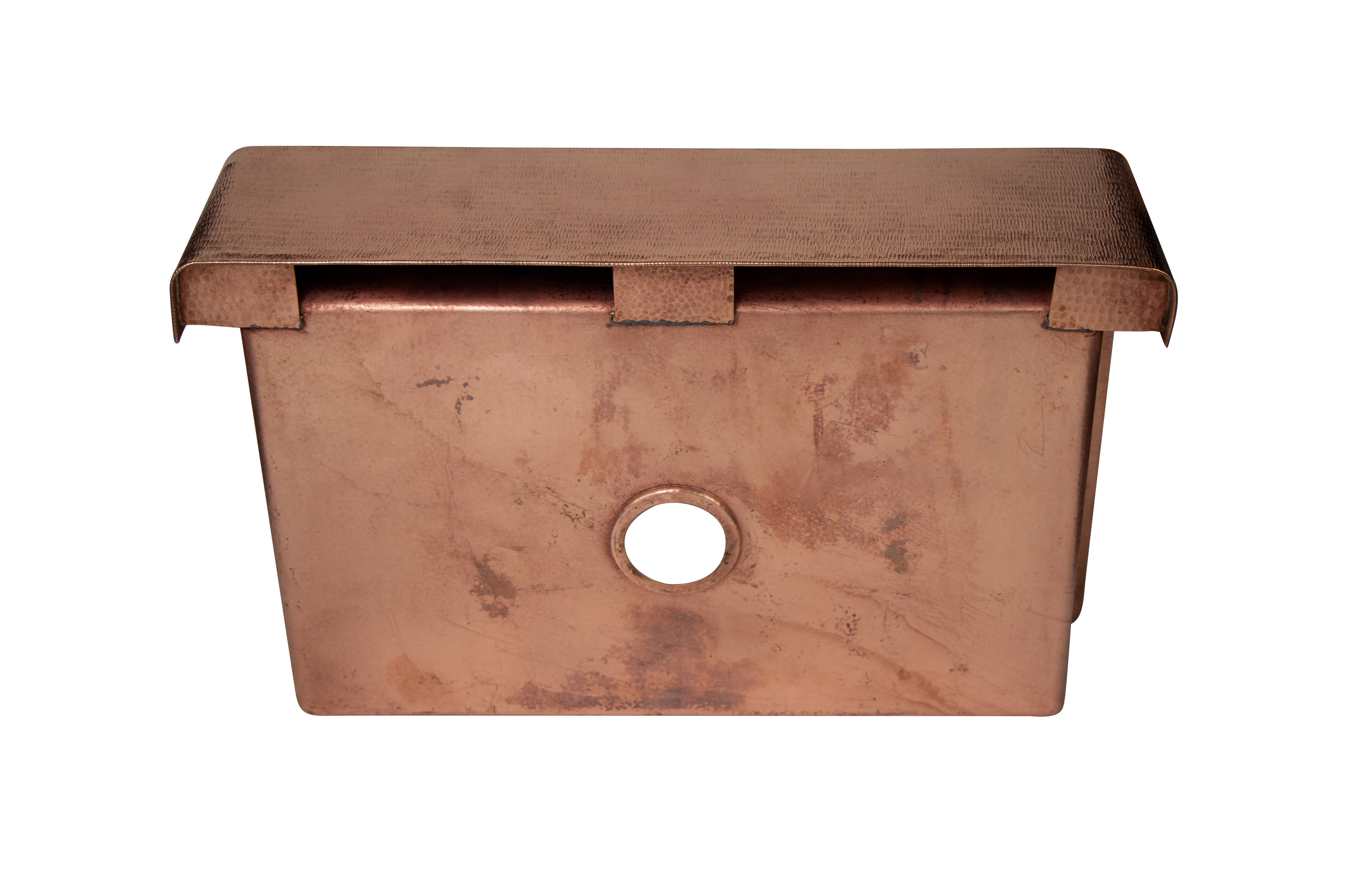 Ambiente Home Décor - Wholesale Kitchen Appliance - 33" Farmhouse One Well Straight Apron Hammered Kitchen Sink3