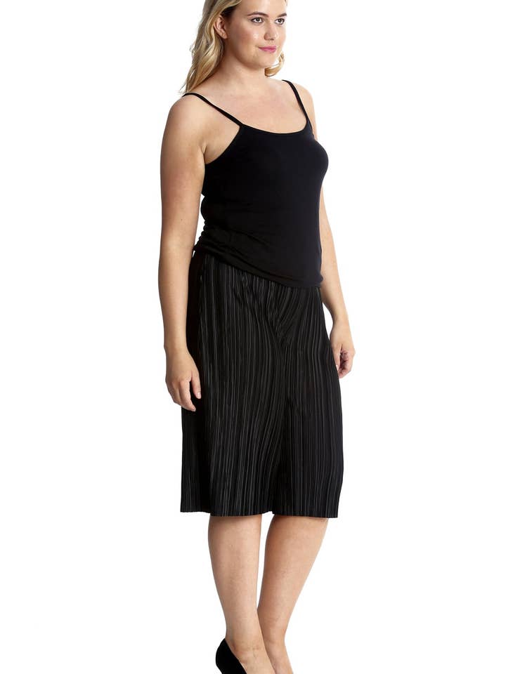 6076 Krøllet Struktur Brede Bukser for engroshandel hos NOUVELLE