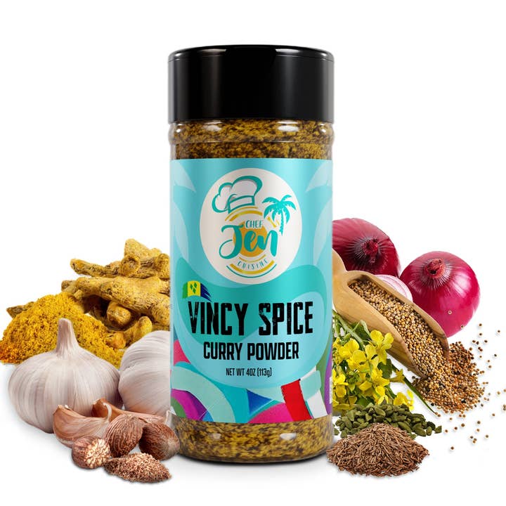 Vincy Spice (Curry Powder) for wholesale by Chef Jen Cuisine
