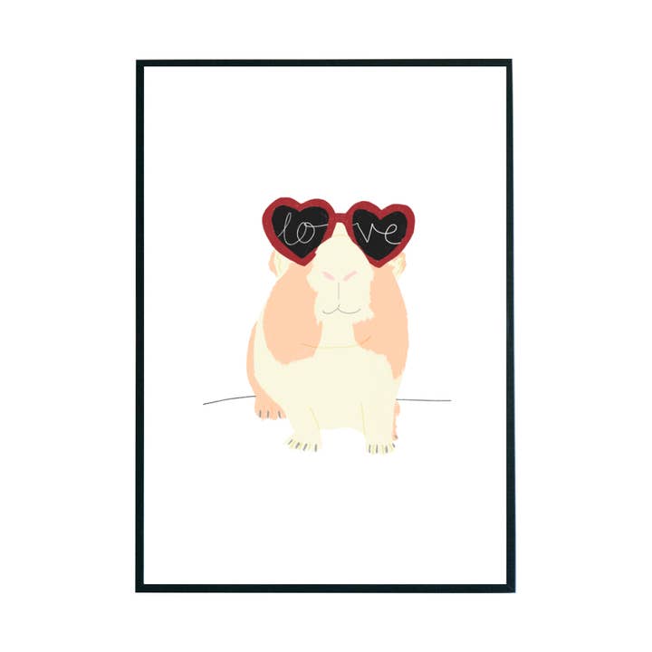 Guinea - Art Print (A5-A2) for wholesale by Olive and Clive