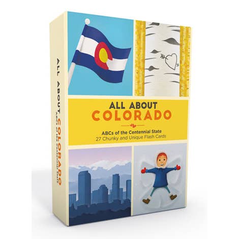 Gibbs Smith - Wholesale Learning Cards - Kids & Baby - All About Colorado: ABCs of the Centennial State